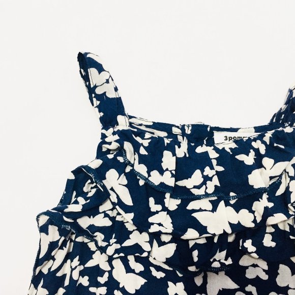 3pommes 'En tenue de plage!' Butterfly Romper - Picture 4 of 9